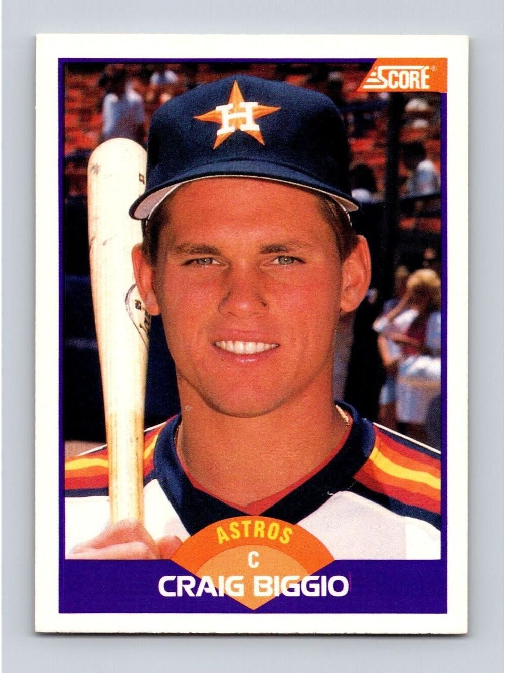 1989 Score #237 Craig Biggio Baseball Card